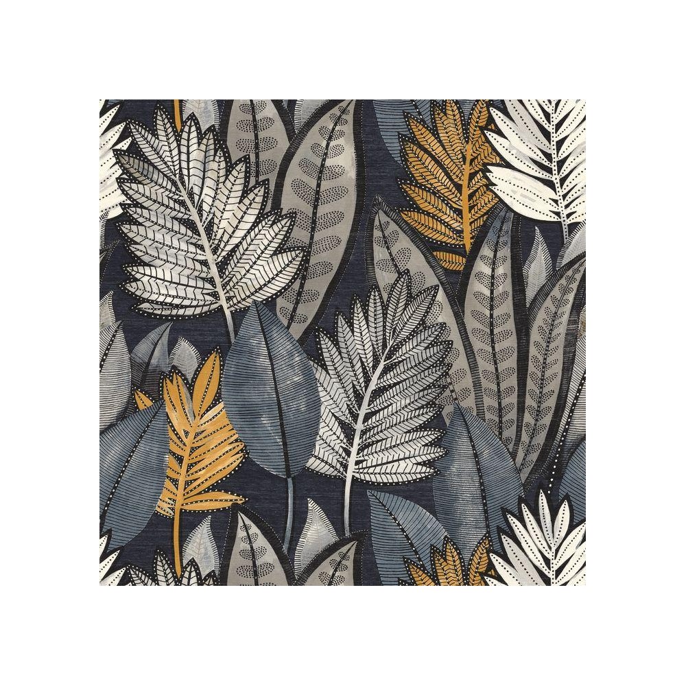 PAPEL PINTADO CASAMANCE AVENTURA SABAL AZ/OC