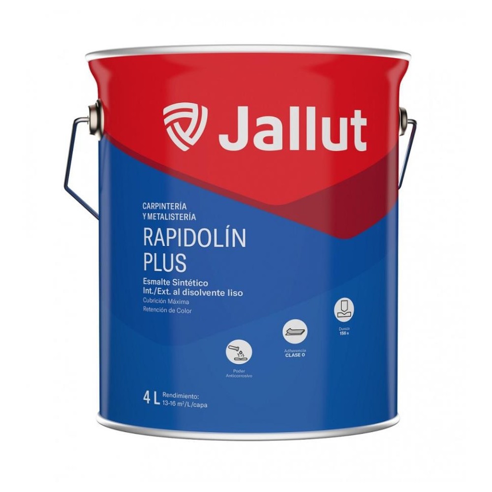 ESMALTE RAPIDOLIN PLUS NEGRO BRILLO 750 ML