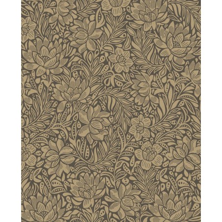 PAPEL PINTADO EIJFFINGER POSY MOKA/BEIG