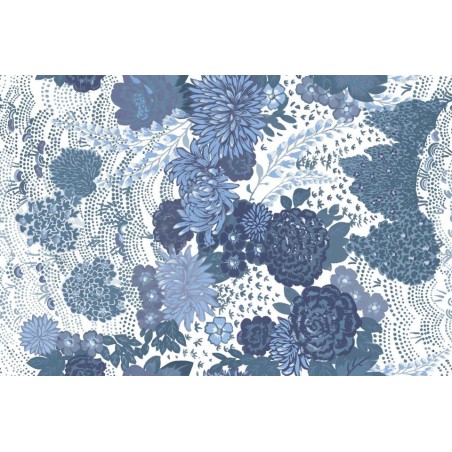 PAPEL PINTADO COORDONNE FERIA MARIA LUISA ÍNDIGO