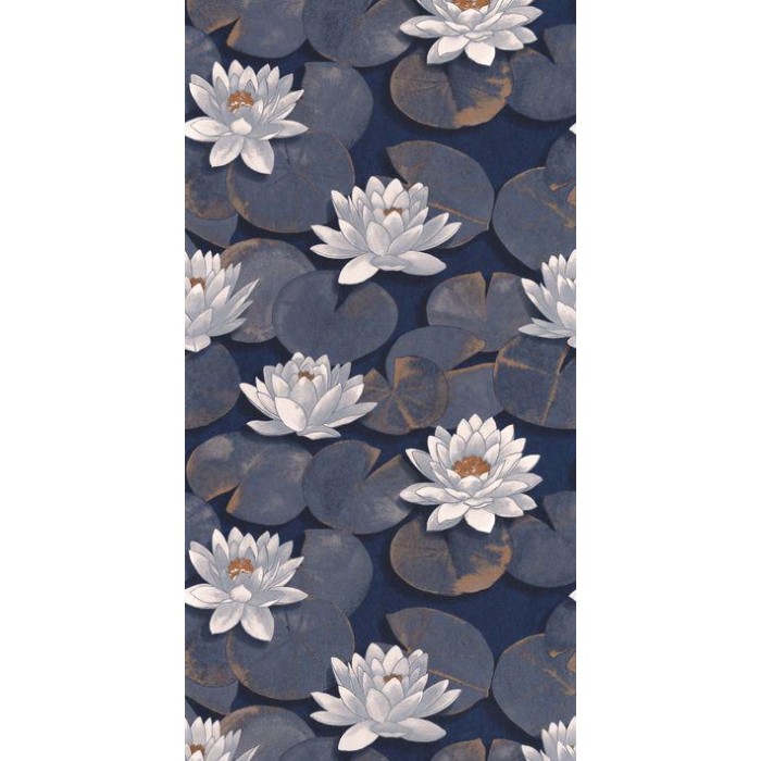 PAPEL PINTADO CASADECO GARDENS NYMPHEA AZUL