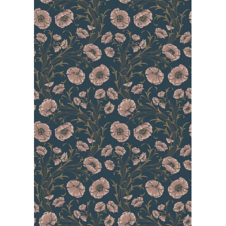 PAPEL PINTADO BORAS TREASURED POPPY FLOW AZ/NUDE