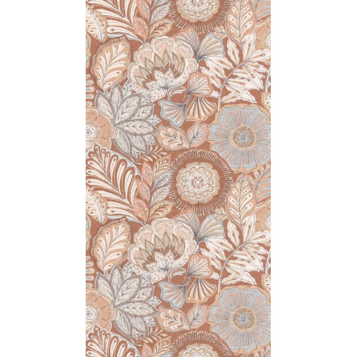 PAPEL PINTADO CASADECO BALI BATIX TEJA/CELESTE