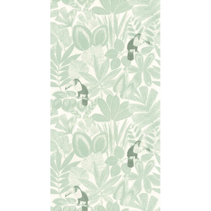 PAPEL PINTADO CASELIO GREEN & CO RIO TURQUESA