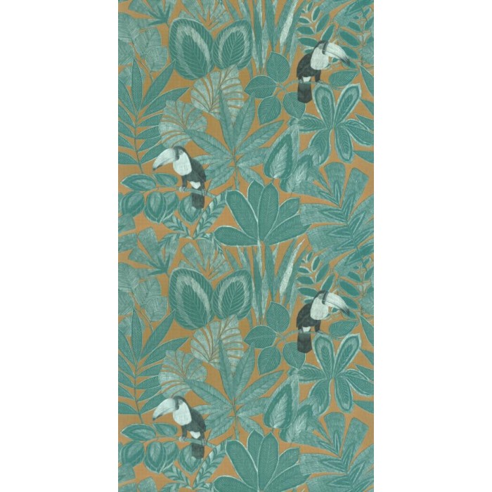 PAPEL PINTADO CASELIO GREEN & CO RIO VER/OCRE