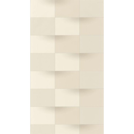PAPEL PINTADO CASADECO PERCEPTION BLOCKS CREMA