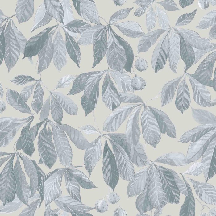 PAPEL PINTADO TRES TINTAS HUSET KERSTI SOFT BLUE