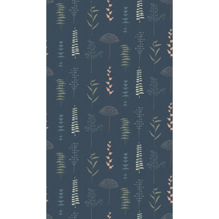 PAPEL PINTADO COORDONNE LUR HERBARIO NOCHE AZ