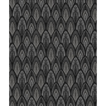 PAPEL PINTADO KHROMA SUMMER DABU CAVIAR NEG/PLAT