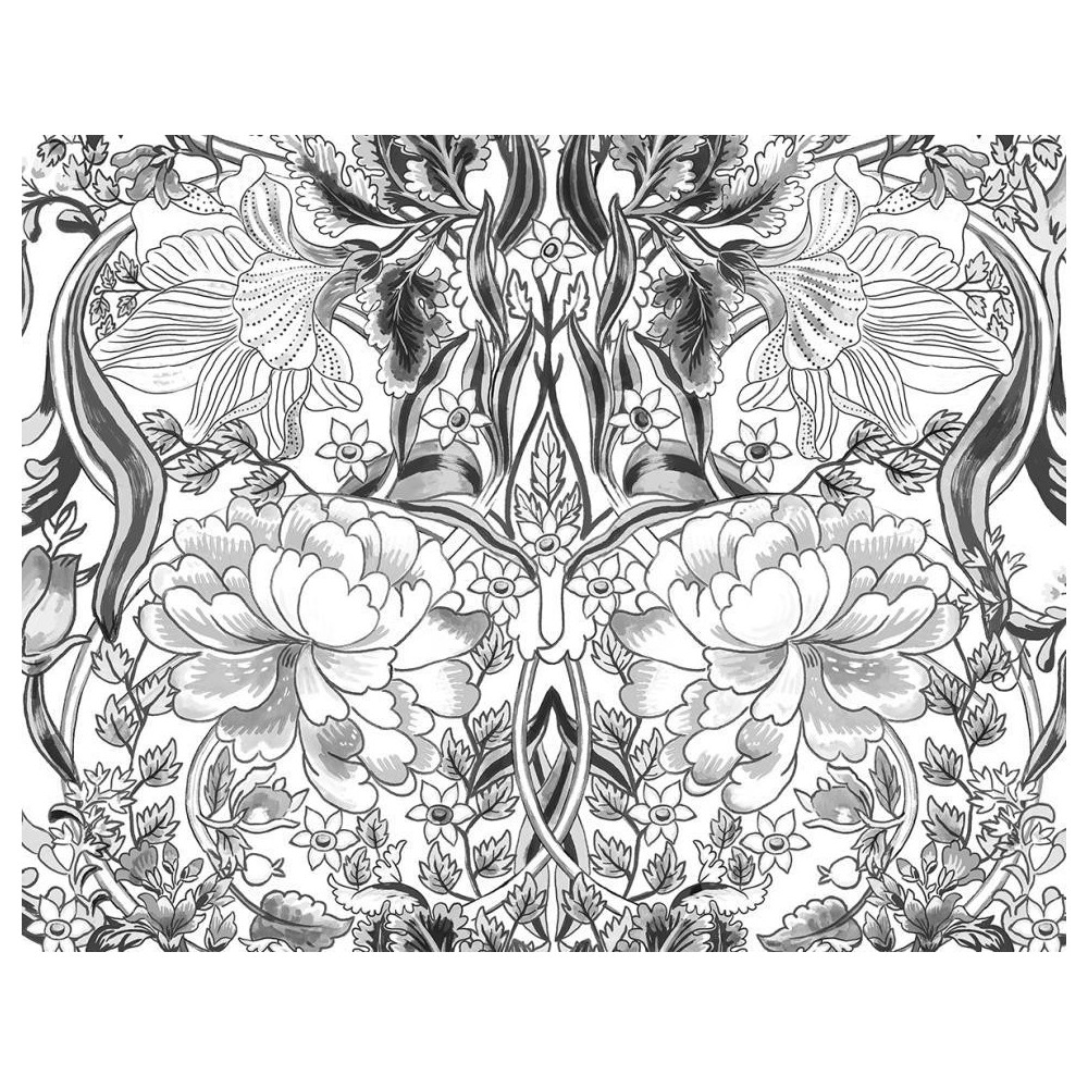 PAPEL PINTADO COORDONNE METAMORP BELLE V BL/GRISES