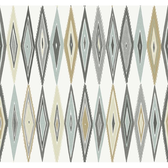 PAPEL PINTADO LA MAISON THE KEYS BOWFIN GR/CEL/CAM