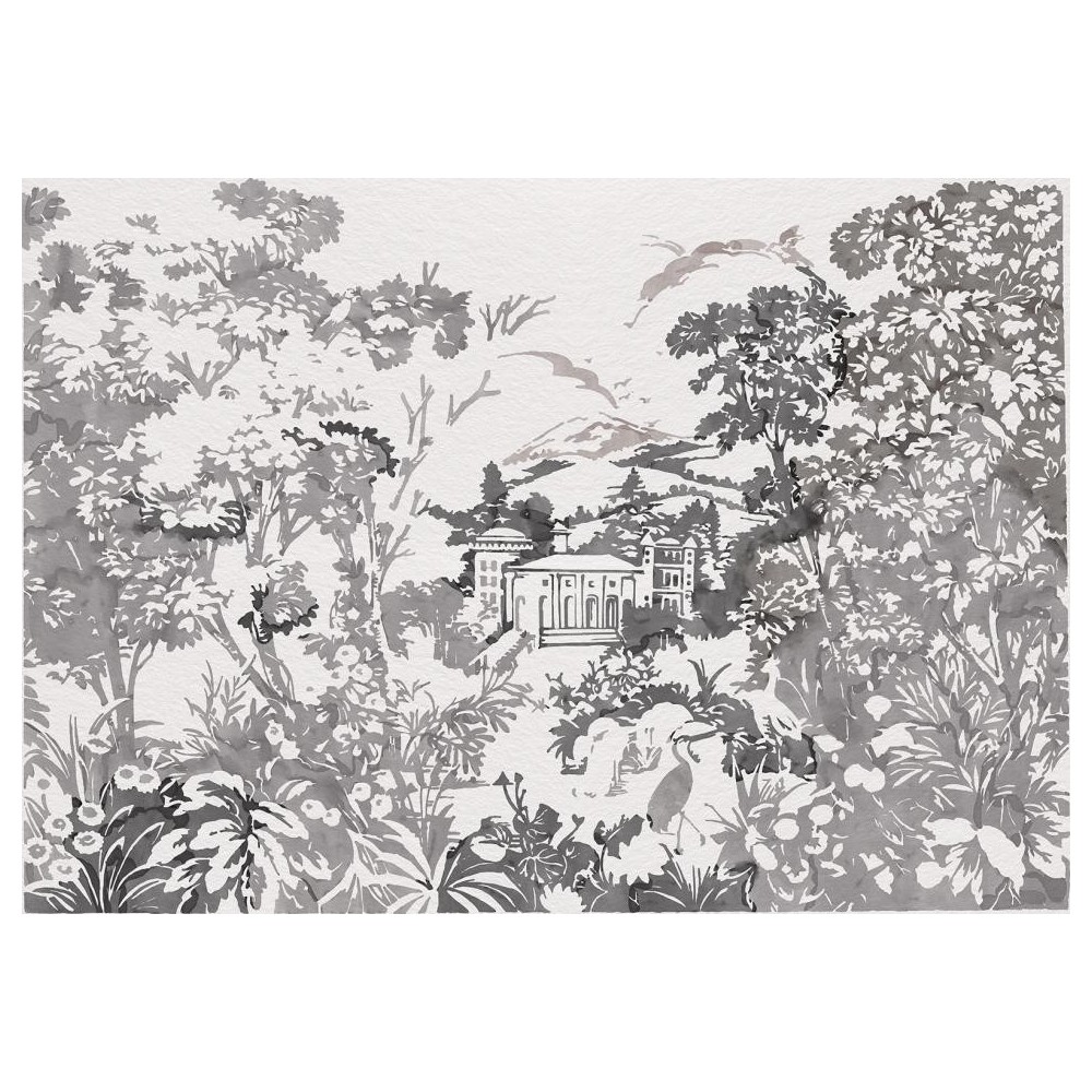 MURAL COORDONNE METAMORP NEOTAPE N BL/GRISES