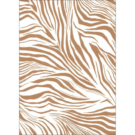 MURAL CASELIO STAY WILD ZEBRA M BEIG/BL