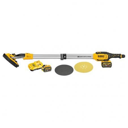 LIJADORA PANEL-YESO TELESCOPICA DEWALT XR 18V