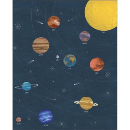 MURAL CASELIO LES MINIS MONDE DES PLANETES L AZUL