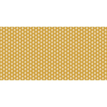 PAPEL PINTADO COORDONNE VICTORIAN CLOVER MUSTARD