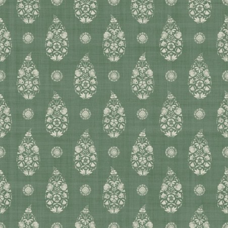 PAPEL PINTADO COORDONNE VICTORIAN PAISLEY EMERALD