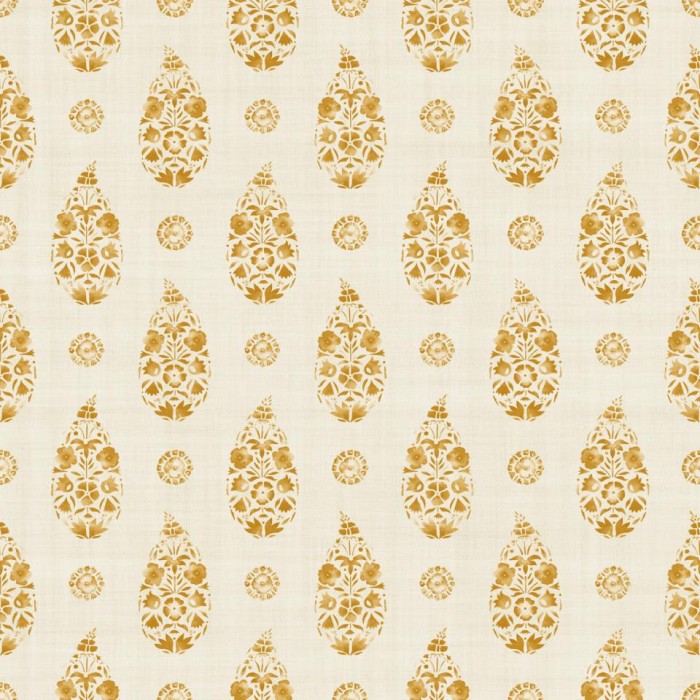 PAPEL PINTADO COORDONNE VICTORIAN PAISLEY CURRY