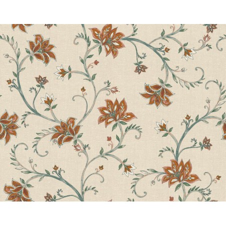PAPEL PINTADO COORDONNE VICTORIAN LILY GREEN 