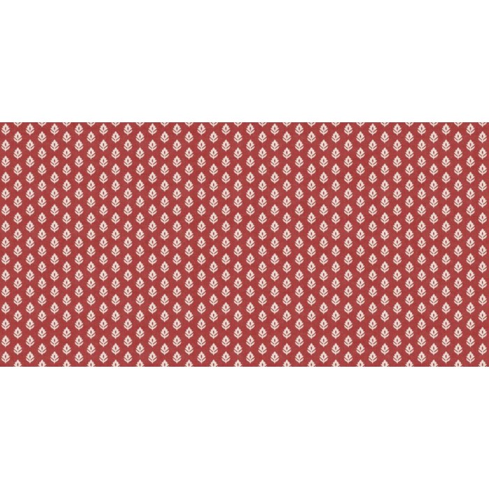 PAPEL PINTADO COORDONNE VICTORIAN CLOVER VERMILLI