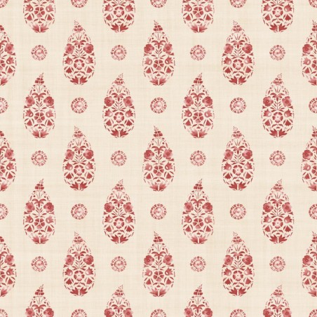 PAPEL PINTADO COORDONNE VICTORIAN PAISLEY RED