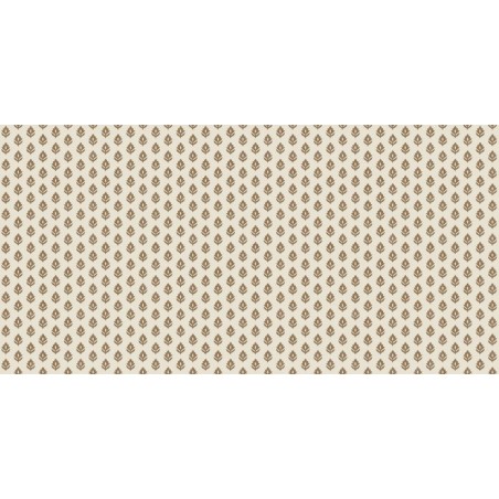 PAPEL PINTADO COORDONNE VICTORIAN CLOVER CACAO