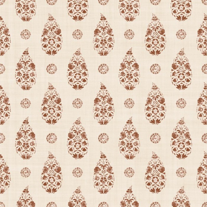 PAPEL PINTADO COORDONNE VICTORIAN PAISLEY CLAY