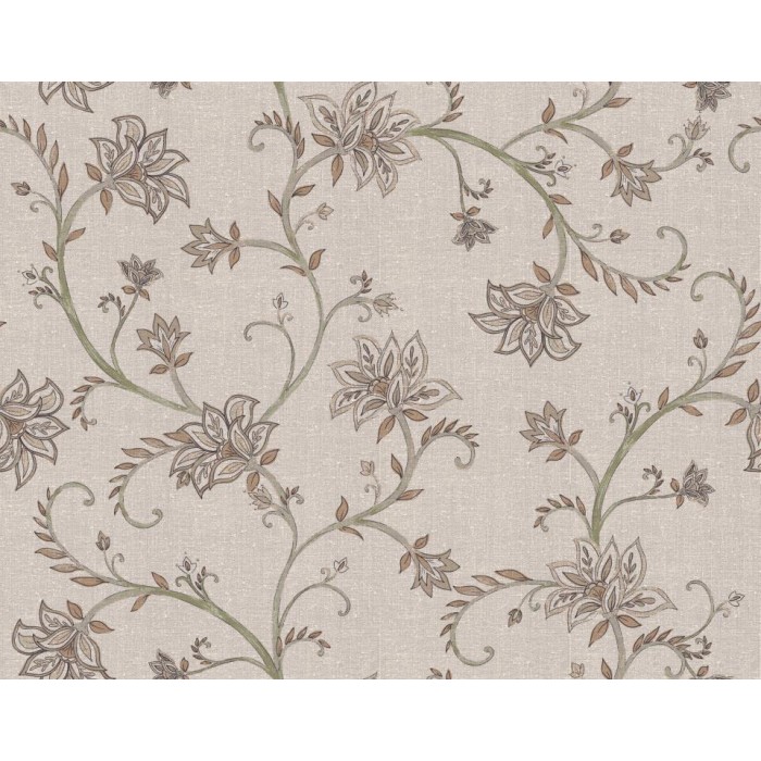 PAPEL PINTADO COORDONNE VICTORIAN LILY ECRU