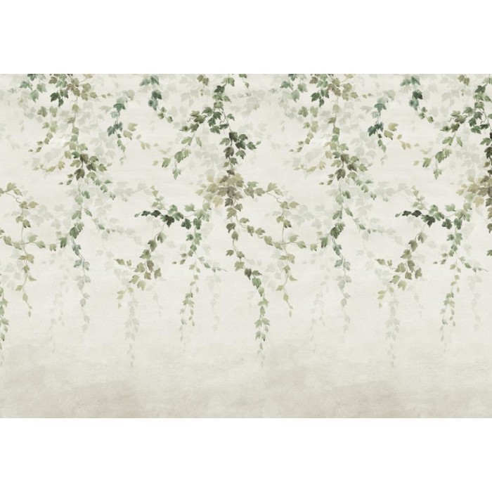 MURAL COORDONNE VICTORIAN VINE SHADOW GREEN