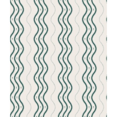 PAPEL PINTADO SANDBERG TIDLOSA BEN EMERALD