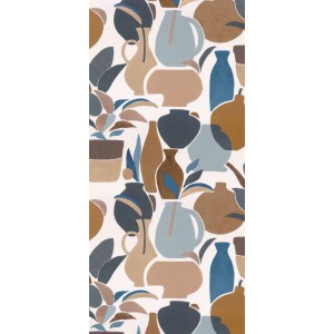 PAPEL PINTADO CASAMANCE TERRA ROSA VALLAURIS AZ/MA