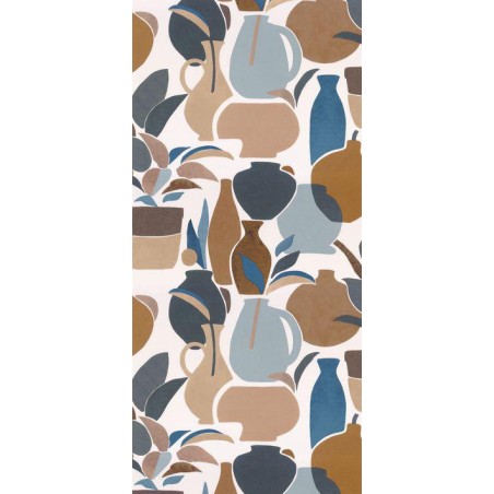 PAPEL PINTADO CASAMANCE TERRA ROSA VALLAURIS AZ/MA