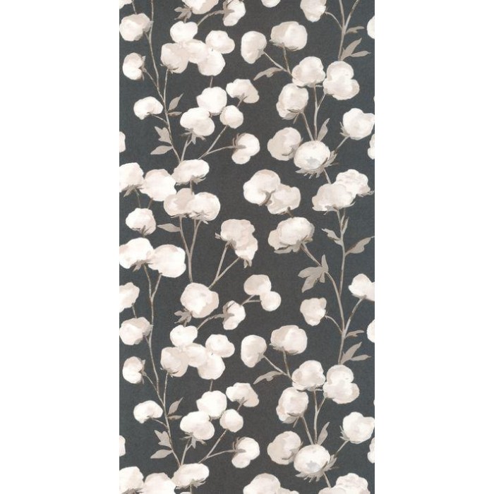 PAPEL PINTADO CASADECO SOLIFLORE COTTON FLOWER NEG