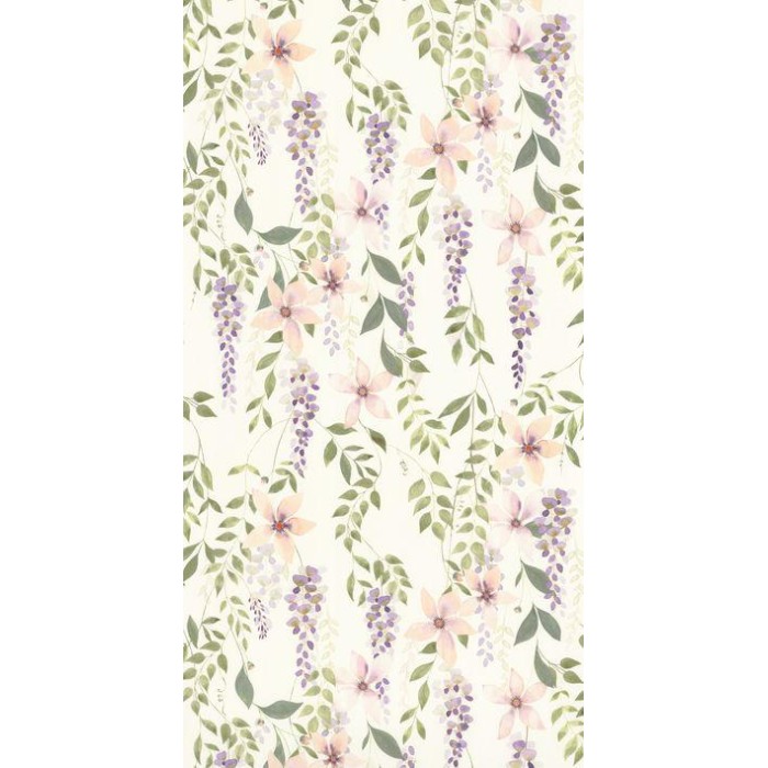 PAPEL PINTADO CASADECO SOLIFLORE WISTERIA VER/MORA