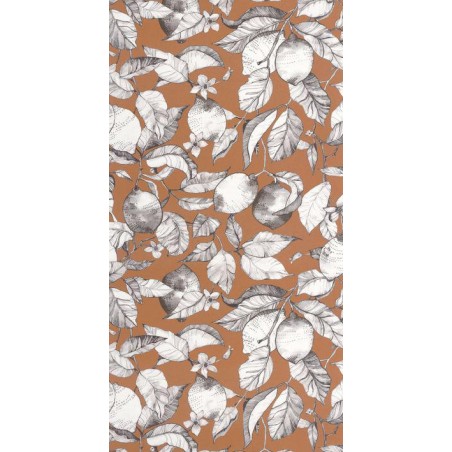 PAPEL PINTADO CASADECO SOLIFLORE LEMON TREE TEJA