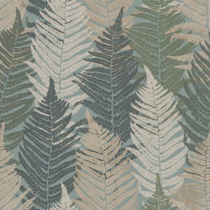 PAPEL PINTADO BORAS WOODLAND FERN FOREST TUR/VER