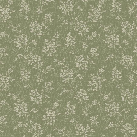 PAPEL PINTADO BORAS WOODLAND HIP ROSE VERDE