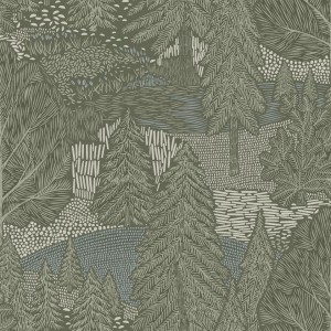 PAPEL PINTADO BORAS WOODLAND NORTHERN FOREST VER