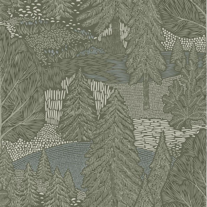 PAPEL PINTADO BORAS WOODLAND NORTHERN FOREST VER