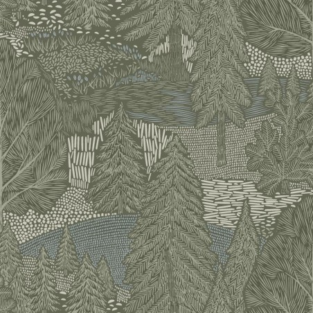 PAPEL PINTADO BORAS WOODLAND NORTHERN FOREST VER