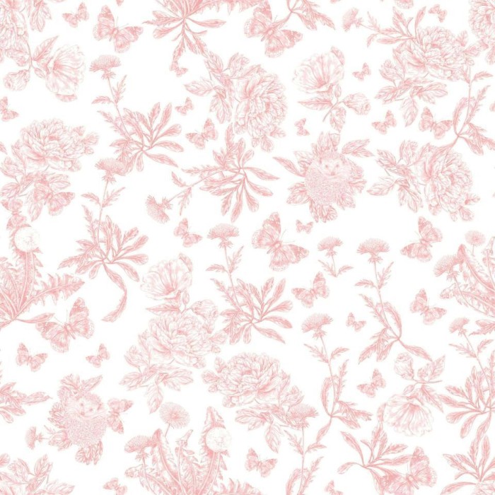 PAPEL PINTADO LA MAISON TARTINE ET CHOCOLAT 4 ROSA