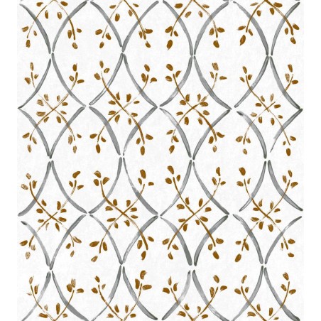 PAPEL PINTADO YS PALACIO DE CRISTAL FORJA PLATA