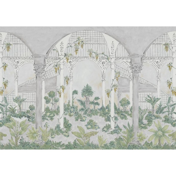 MURAL YS PALACIO DE CRISTAL INVERNADERO PLATA