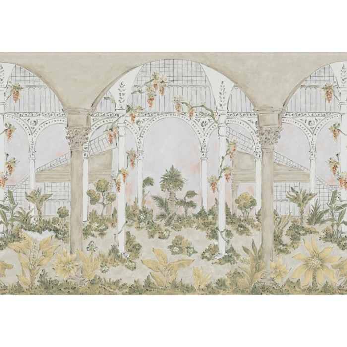 MURAL YS PALACIO DE CRISTAL INVERNADERO PAPIRO