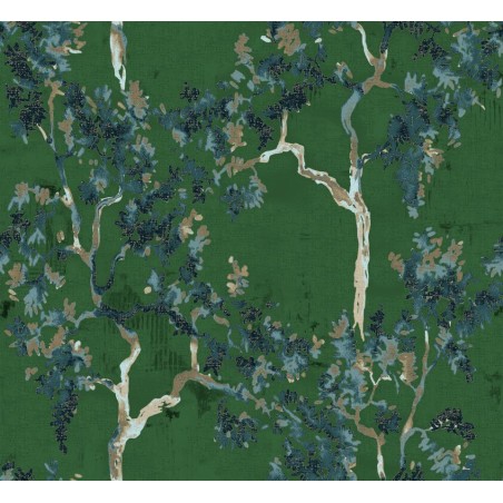 PAPEL PINTADO COORDONNE FORBIDDEN WILLOW EMERALD