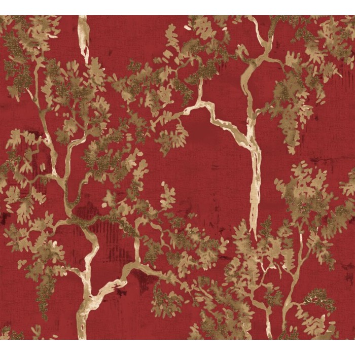 PAPEL PINTADO COORDONNE FORBIDDEN WILLOW RUBY