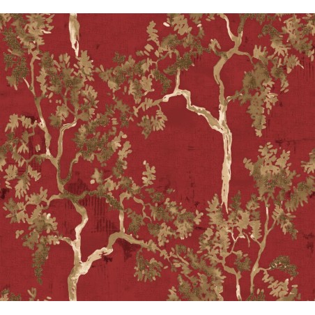 PAPEL PINTADO COORDONNE FORBIDDEN WILLOW RUBY