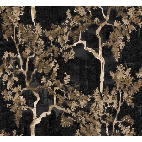 PAPEL PINTADO COORDONNE FORBIDDEN WILLOW ONYX