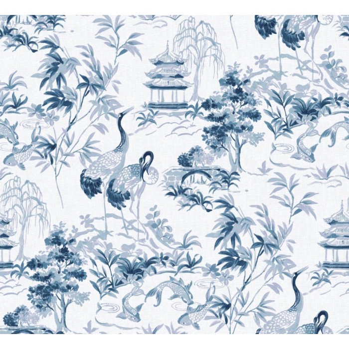 PAPEL PINTADO COORDONNE FORBIDDEN MING SAPHIRE
