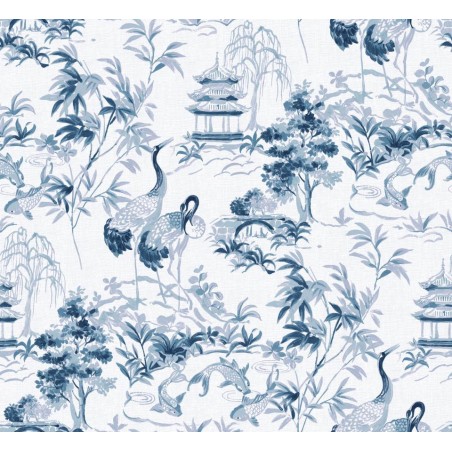 PAPEL PINTADO COORDONNE FORBIDDEN MING SAPHIRE